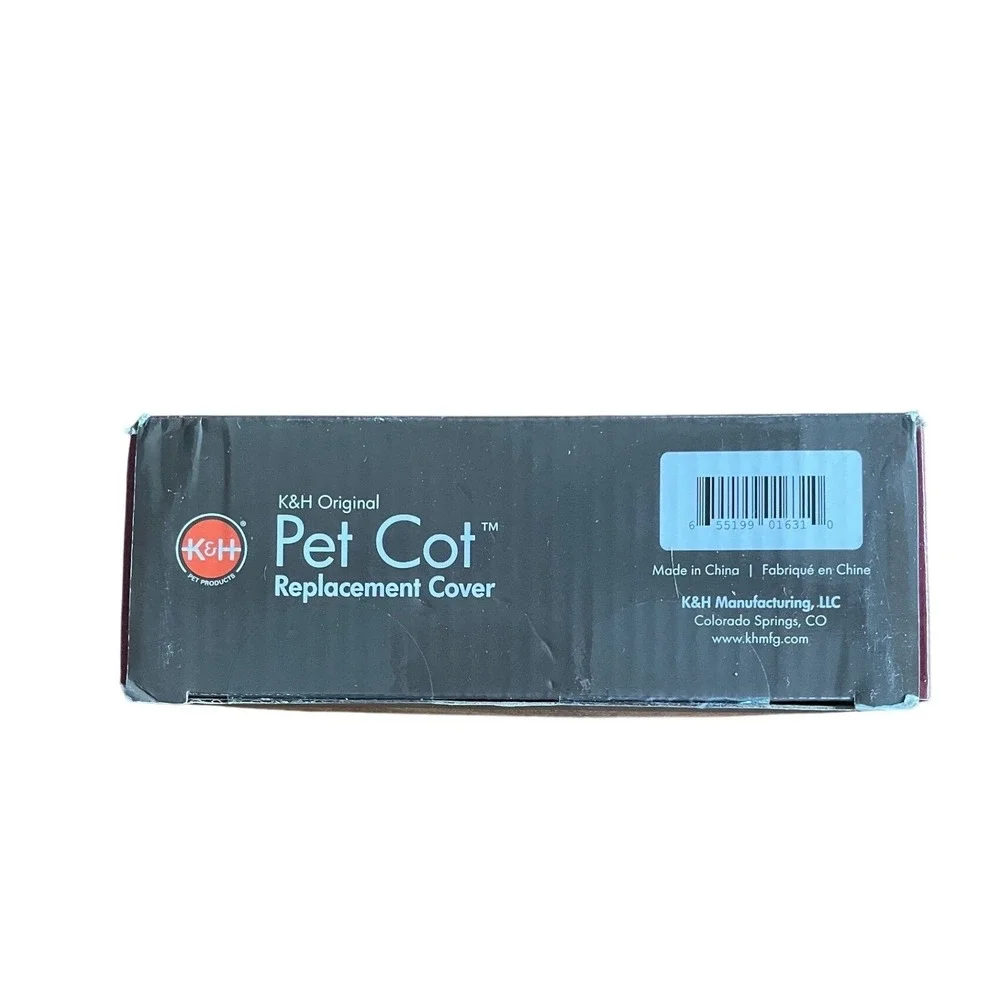 K&H Orig Pet Cot Replacement Cover Medium 25x32In Waterproof Breathable Mesh